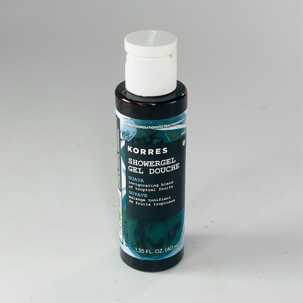 Korres Guava Shower Gel Douche Body Wash Travel 1.35 oz 40ml Sealed New